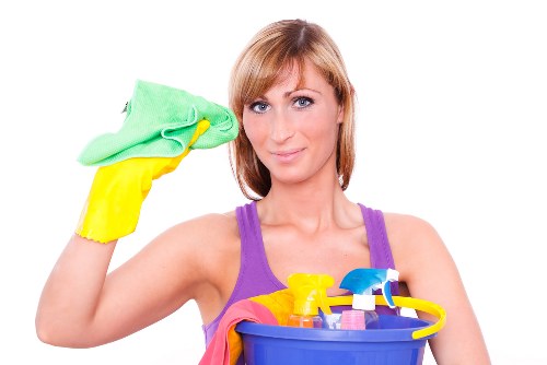 Professional cleaners in SW9 servicing a home interior
