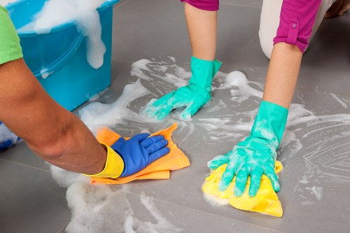 Professional house cleaning in a SW9 living room