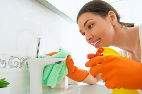 Scheduled office cleaning service in SW9 for a modern business space