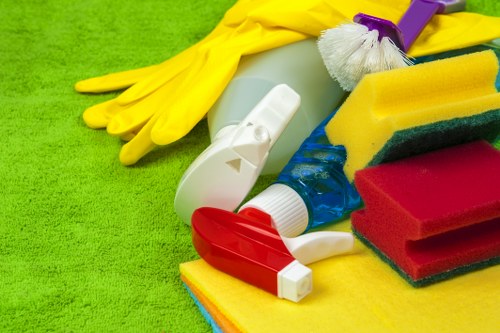 Domestic cleaners in SW9 cleaning a modern kitchen