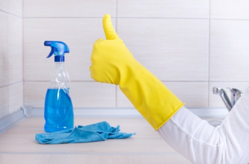 Shiny commercial hard floor cleaning in SW9